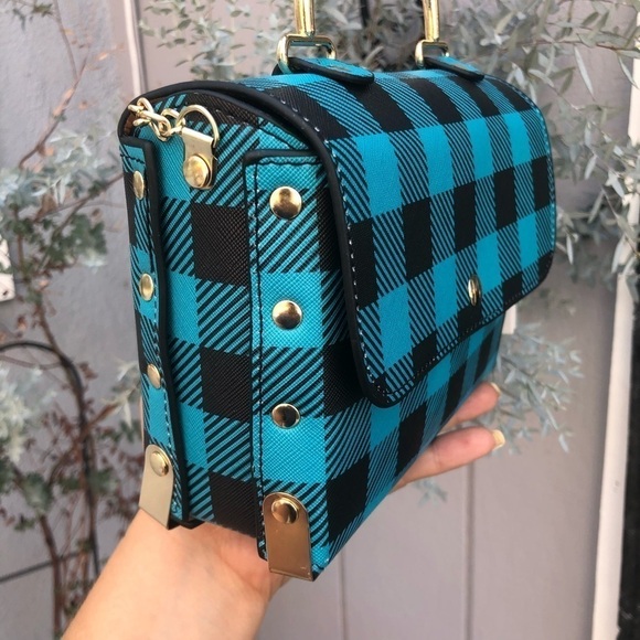Plaid Flap Chain Bag - Picture 2 of 7
